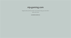 Desktop Screenshot of nip-gaming.com