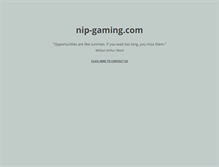 Tablet Screenshot of nip-gaming.com